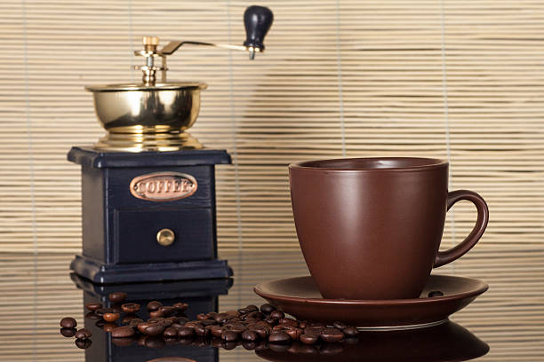istock still life with coffee beans and old mill 622504152