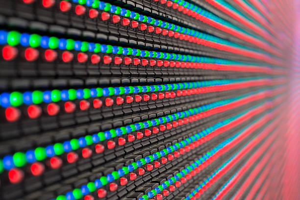 istock Colour of the light from the led screen. 622504214