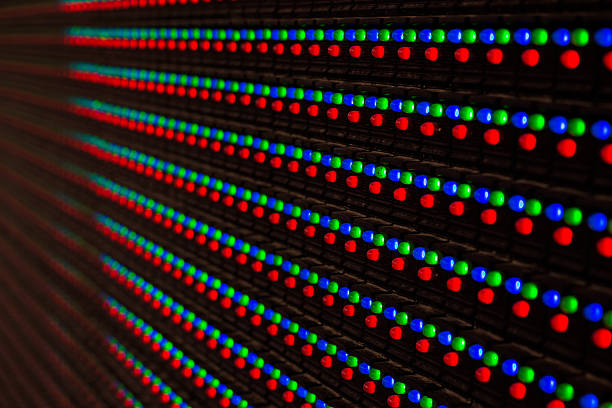 istock Colour of the light from the led screen. 622504328