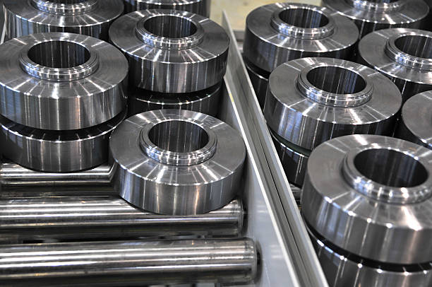 istock Drive shafts in its factory 622505156
