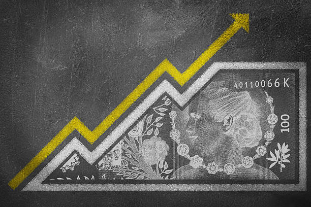istock Money Growth Graph on a chalk board 622507554