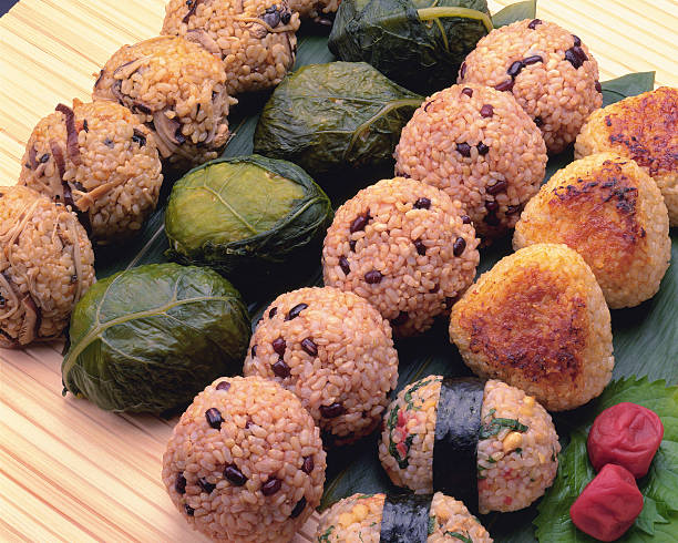 Various rice balls