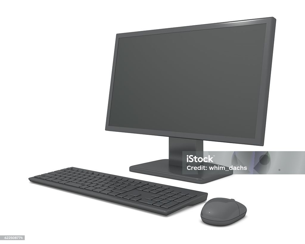 F Computer Photo Desktop Computer Stock Photo - Download Image Now - Computer, Computer ...