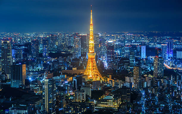 istock Tokyo city at night, Japan 622517614