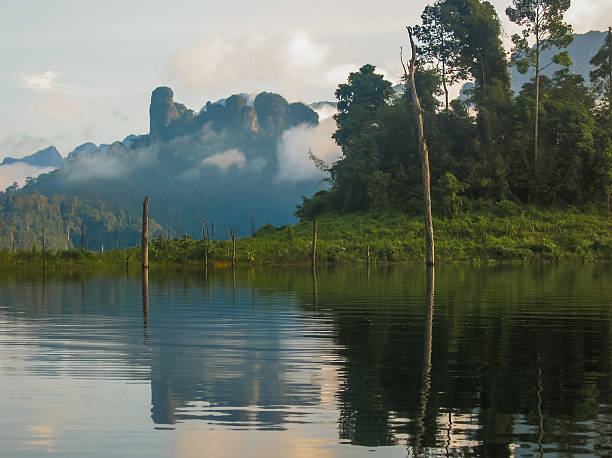 istock Scenic and unique landscape at Chieou Laan lake, Thailand 622528892