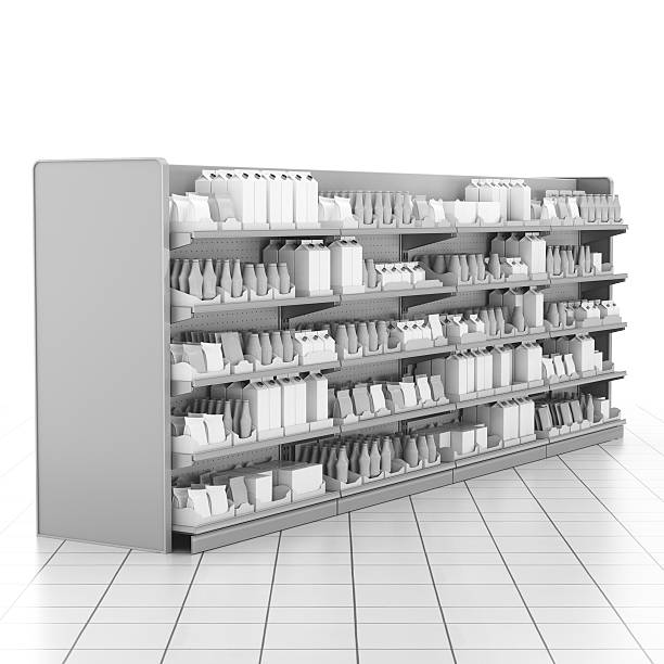 istock shelves with blank products 622531194