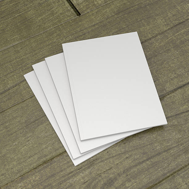 istock catalog or magazine on wood 622532408
