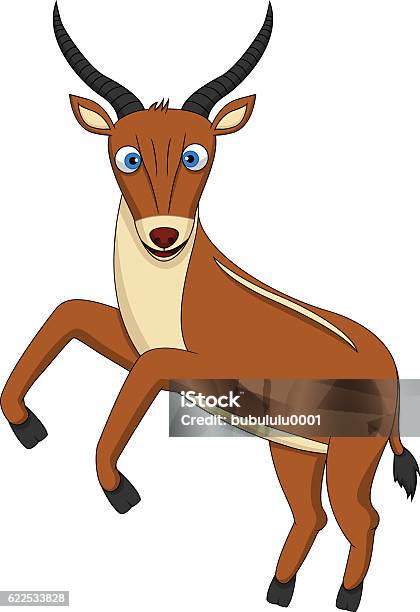 Antelope Stock Illustration - Download Image Now - Africa, Animal, Animal Wildlife