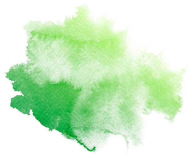 istock Abstract green watercolor background. 622540332
