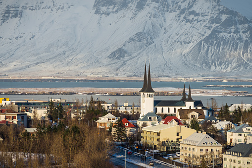 Photo of Reykjavik's panorama, Iceland