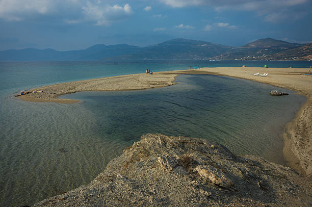istock Beautiful Golden sand beach, Evia, Greece 622546758