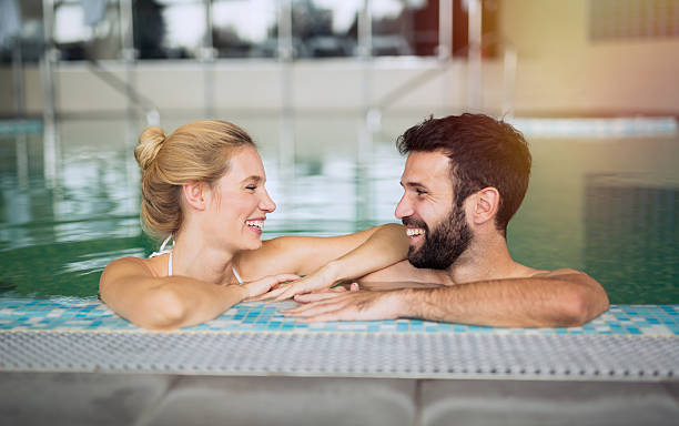 istock Couple enjoying spa wellness weekend 622547606