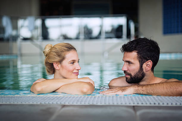 istock Couple enjoying spa wellness weekend 622547730