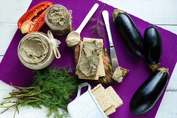 Patê de Berinjela e Azeitonas Pretas: Sabor Mediterrâneo - receita deliciosa profissional - passo 2