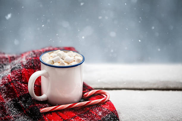 冬のホットチョコレート - hot chocolate ストックフォトと画像