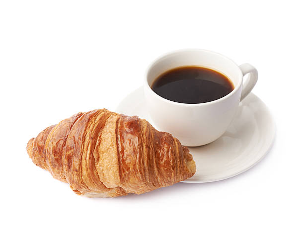 istock Croissant and cup of coffee 622769038