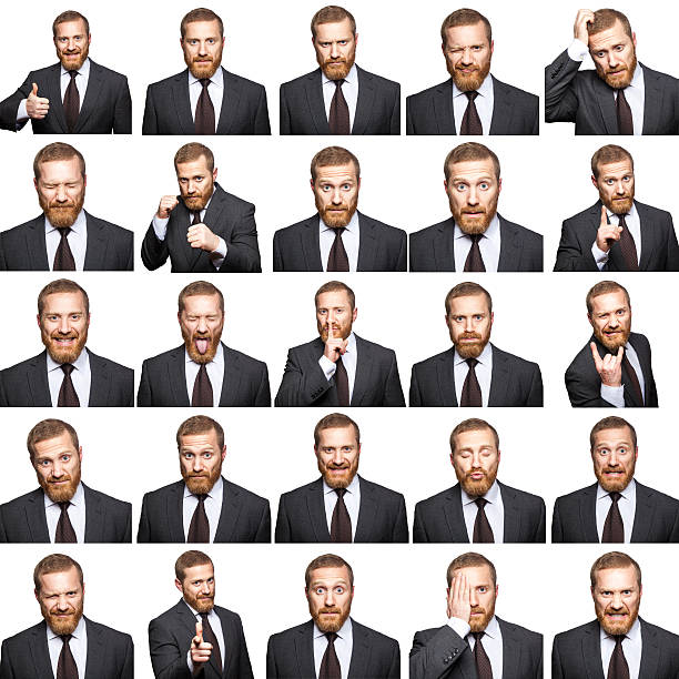 istock Mosaic of businessman expressing different emotions. 622775826