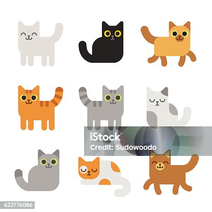 4,789 Cute Grey Kittens Illustrations & Clip Art - iStock