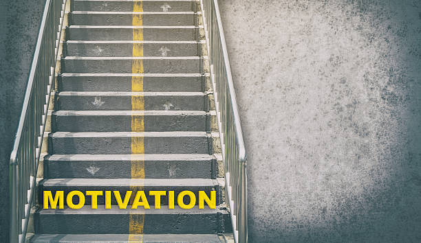 istock The stair step of motivation business concept. 622777542