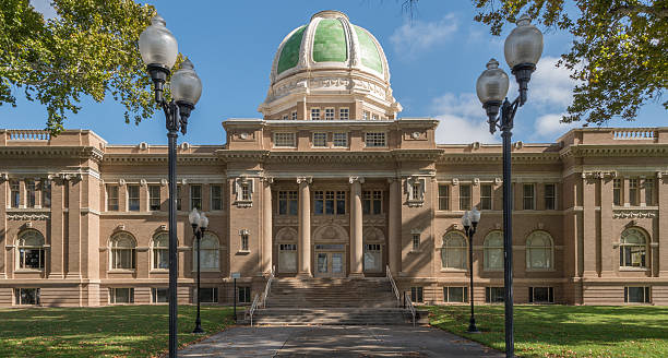 Chaves County Courthouse in Roswell, New Mexico stock photo