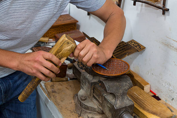 istock Art of wood carving. 622781262