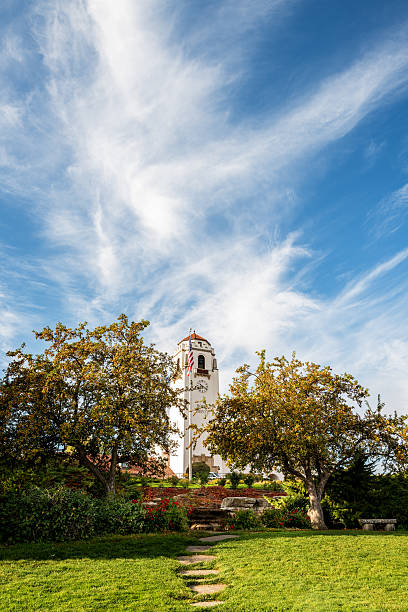 istock Beautiful sky over the Boise Depot 622784036