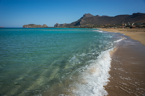 Image of Falasarna beach on Crete island in Greece