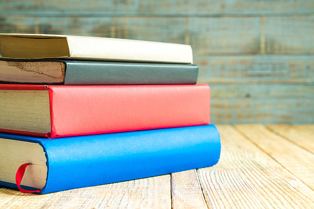 istock Books on the wooden background 622786038