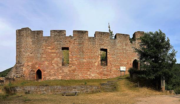 Castle ruin Wolfsburg near Neustadt an der Weinstraße, a city in Rhineland-Palatinate