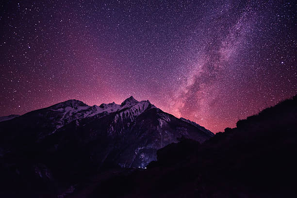 istock Rich star sky in Nepal mountains 622791896