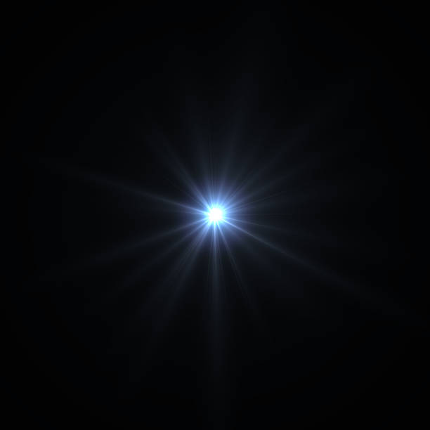 istock Blue light special effect against a dark background ilustration. 622792558