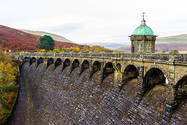 istock The Craig Goch reservoir and dam intake tower. 622794122