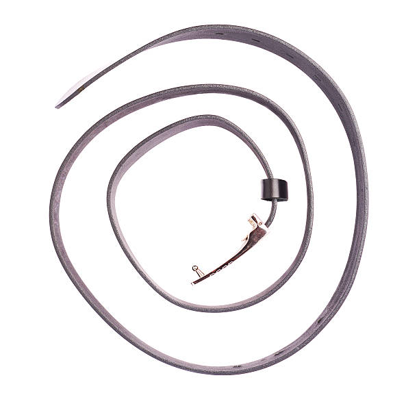 istock Leather belt isolated over the white background 622795660