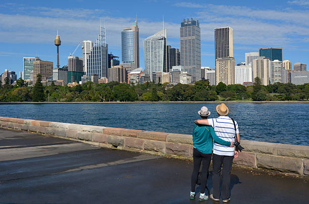 istock Sydney Central Business District skyline in Sydney Australia 622804402