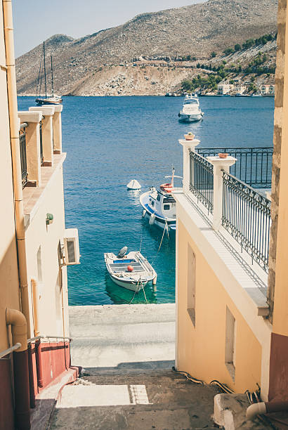 istock Pictorial island Symi 622808078