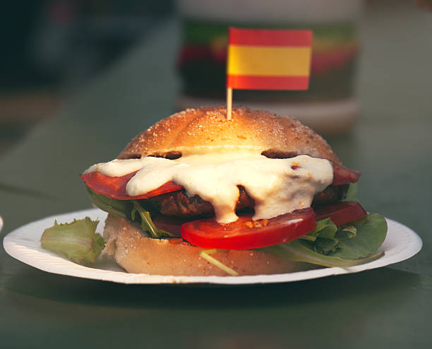 istock Various arts of burgers from different countries on a counter 622888308