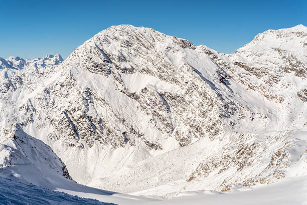 겨울스투파이 알프스에서 스키와 스노우보드 - skiurlaub 뉴스 사진 이미지