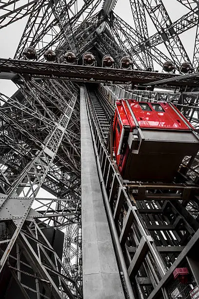 Photo of Lift Red Eiffel Tower