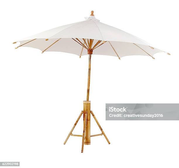 Bamboo Sunshade Stock Photo - Download Image Now - Sunshade, Parasol, Patio Umbrella