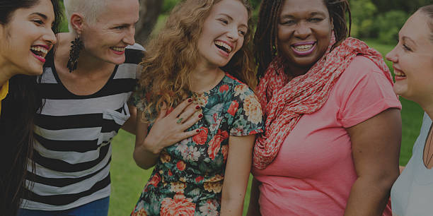 istock Group of Women Socialize Teamwork Happiness Concept 622902570