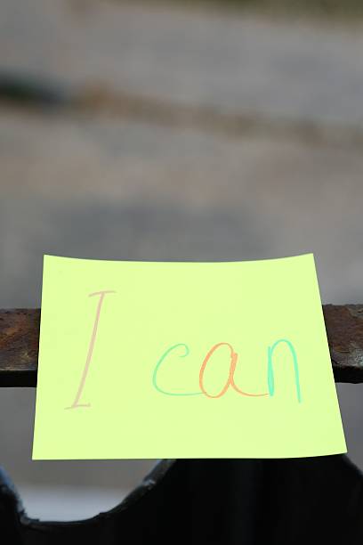 istock phrase I can written on a yellow sticker 622903354