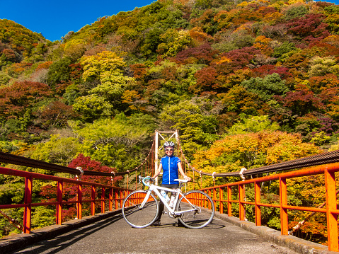 Cycling in Kyoto, Japan
