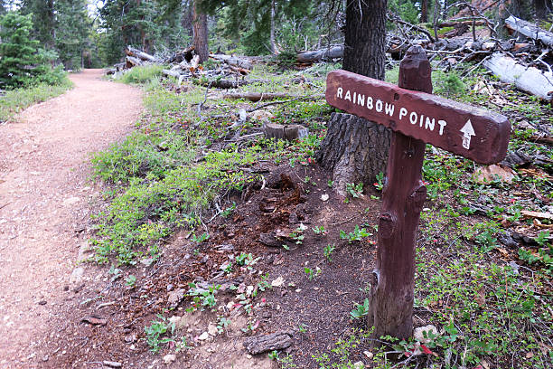 istock Trail Sign for Rainbow Point 622905684