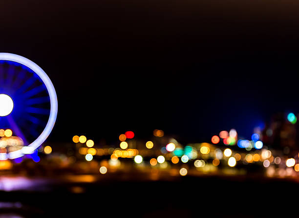 istock Abstract bokeh city light for background 622906374