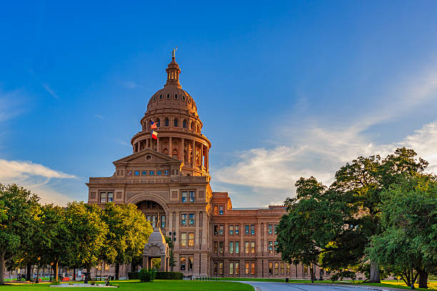 Texas State Capitol building stock photo