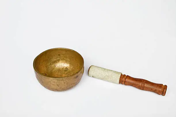 Singing bowl, a commonly sound instrument used for meditations