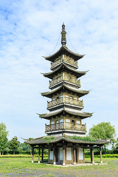 istock ancient pagoda in the city parks 622910958