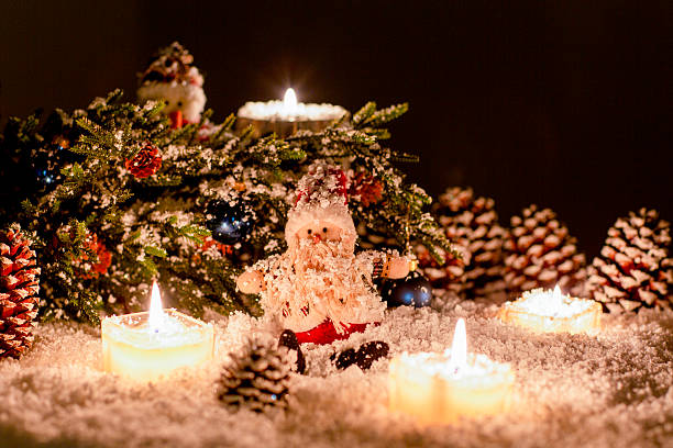 istock Christmas still life is with snow. 622911704