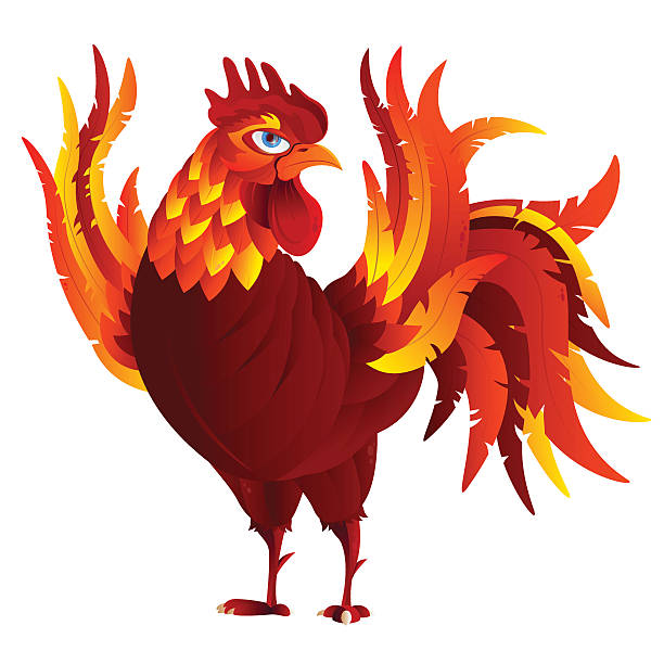 istock Colorful cartoon rooster, symbol of 2017 year by eastern calenda 622913340