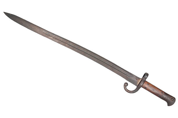istock Turkish military yataghan bayonet from 18th century. Isolated. 622913582